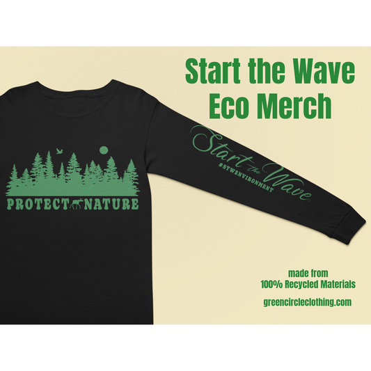 STW Protect Nature - Long Sleeve Tee - www.greencircleclothing.com