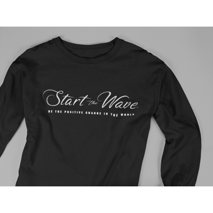 STW Be the Positive Change Logo Long Sleeve Tee - www.greencircleclothing.com